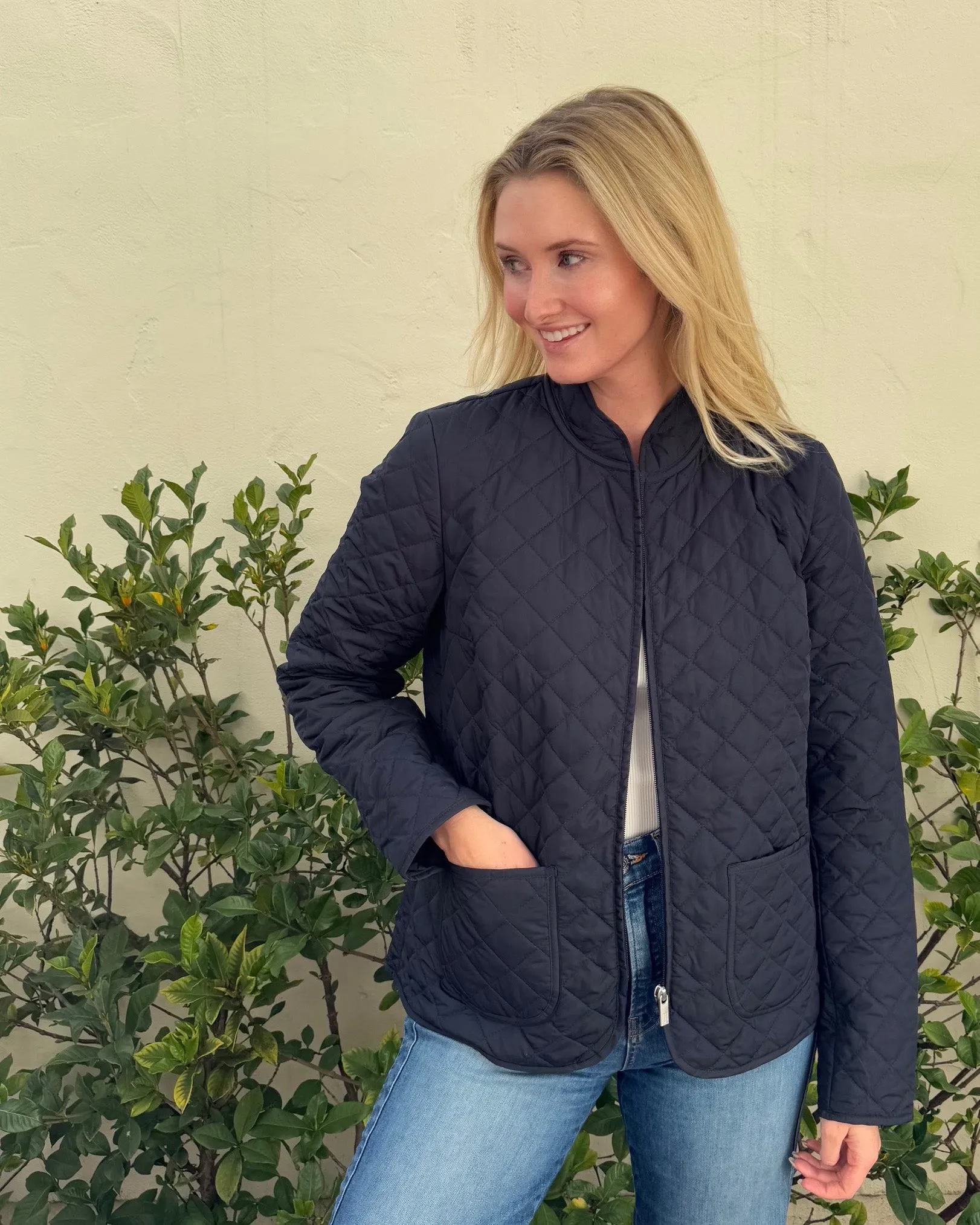 Ilse Jacobsen | Art 27 Quilted Jacket | Dark Indigo