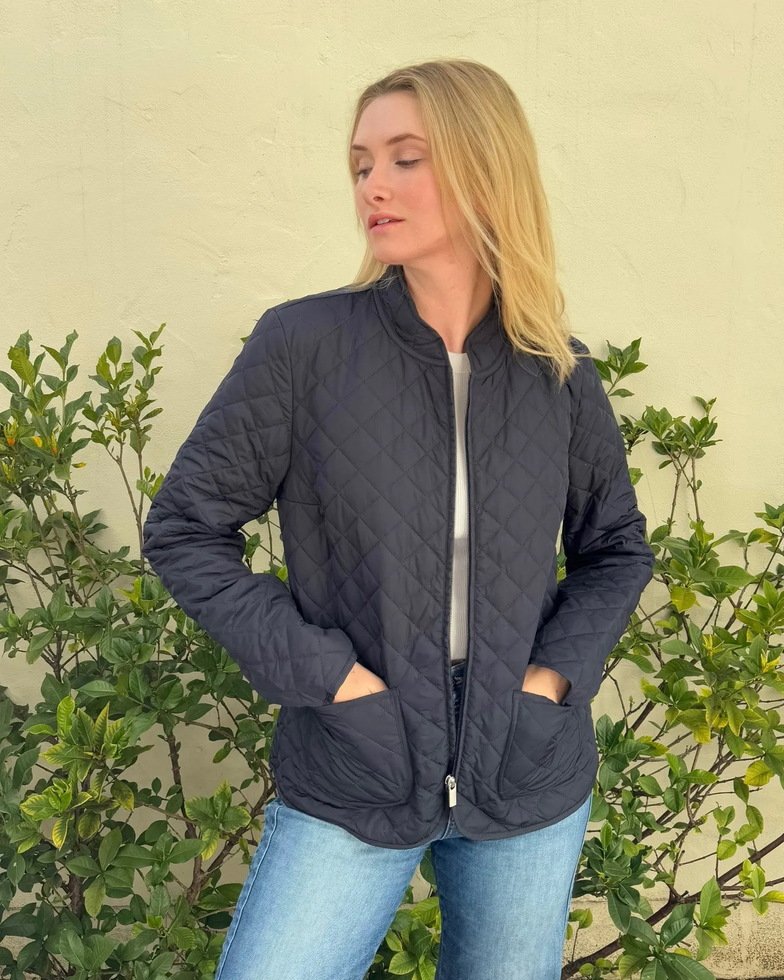 Ilse Jacobsen | Art 27 Quilted Jacket | Dark Indigo