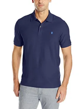 IZOD Men's Advantage Performance Solid Polo, Peacoat, Large