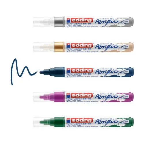 Jewel Acrylic Marker Set - Edding