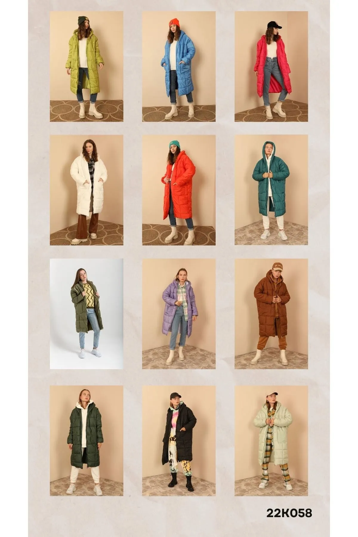 KKT  Long Sleeve Oversize Women Coat-Fuchia - Marratxi