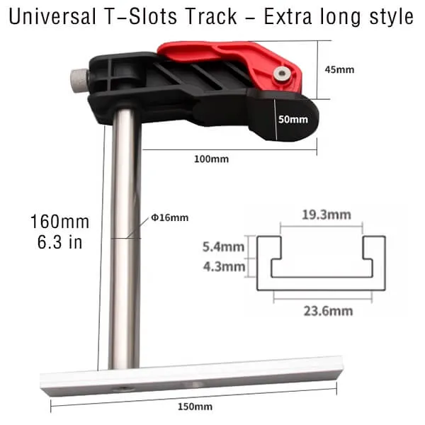 Levoite™ Hold Down Clamp for Workbench / T-Track / Guide Rail