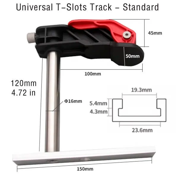 Levoite™ Hold Down Clamp for Workbench / T-Track / Guide Rail
