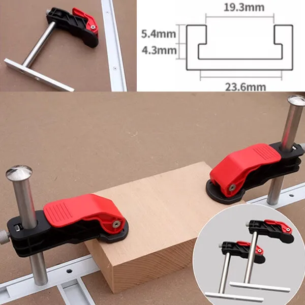 Levoite™ Hold Down Clamp for Workbench / T-Track / Guide Rail