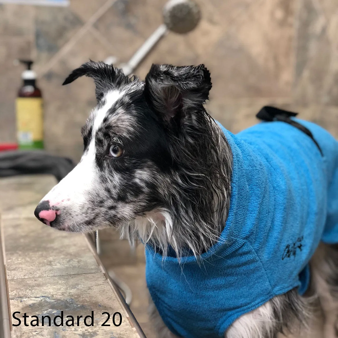 Long & Lean Dog Cooling Soaker Coat / Bath Robe