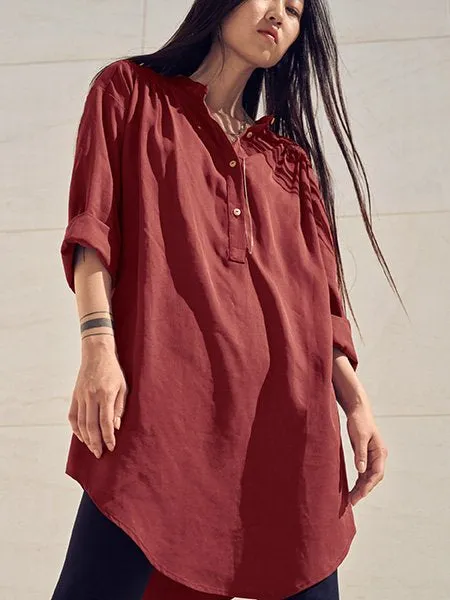 Melia Shirt Dress Blue Lyocell