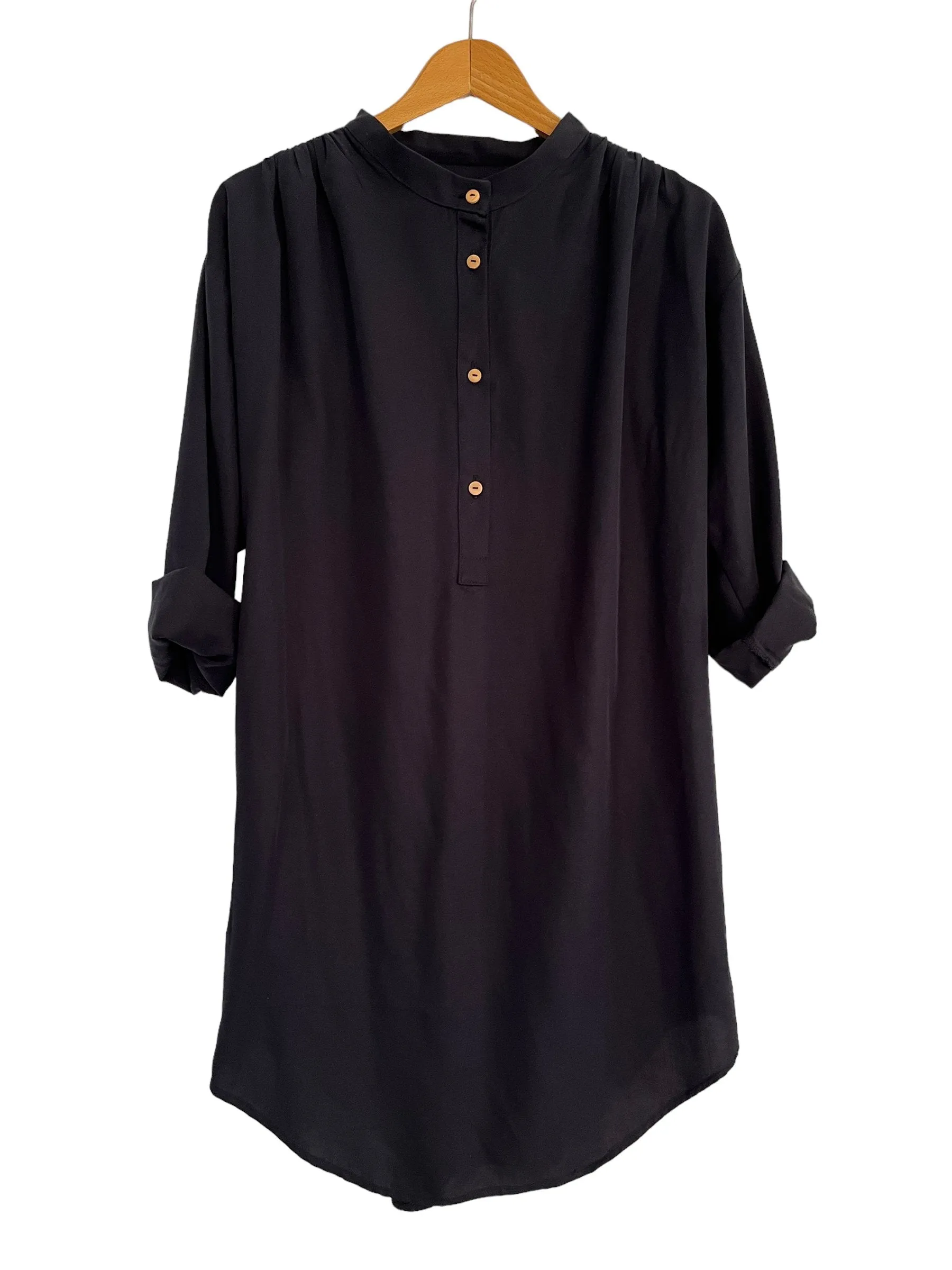 Melia Shirt Dress Blue Lyocell