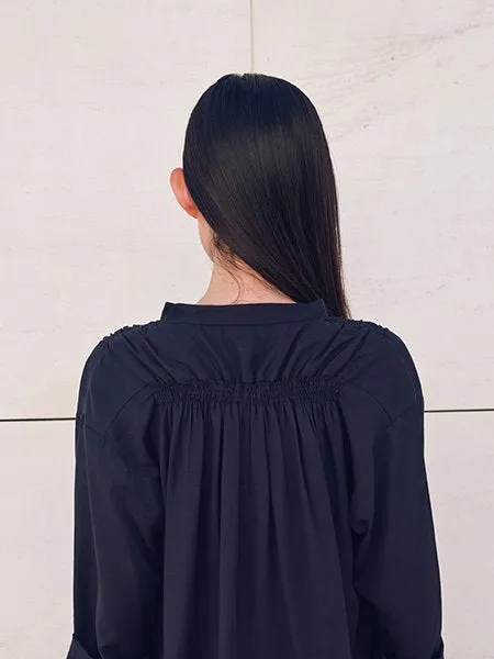 Melia Shirt Dress Blue Lyocell