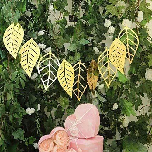 Metallic Gold Leaf Garland