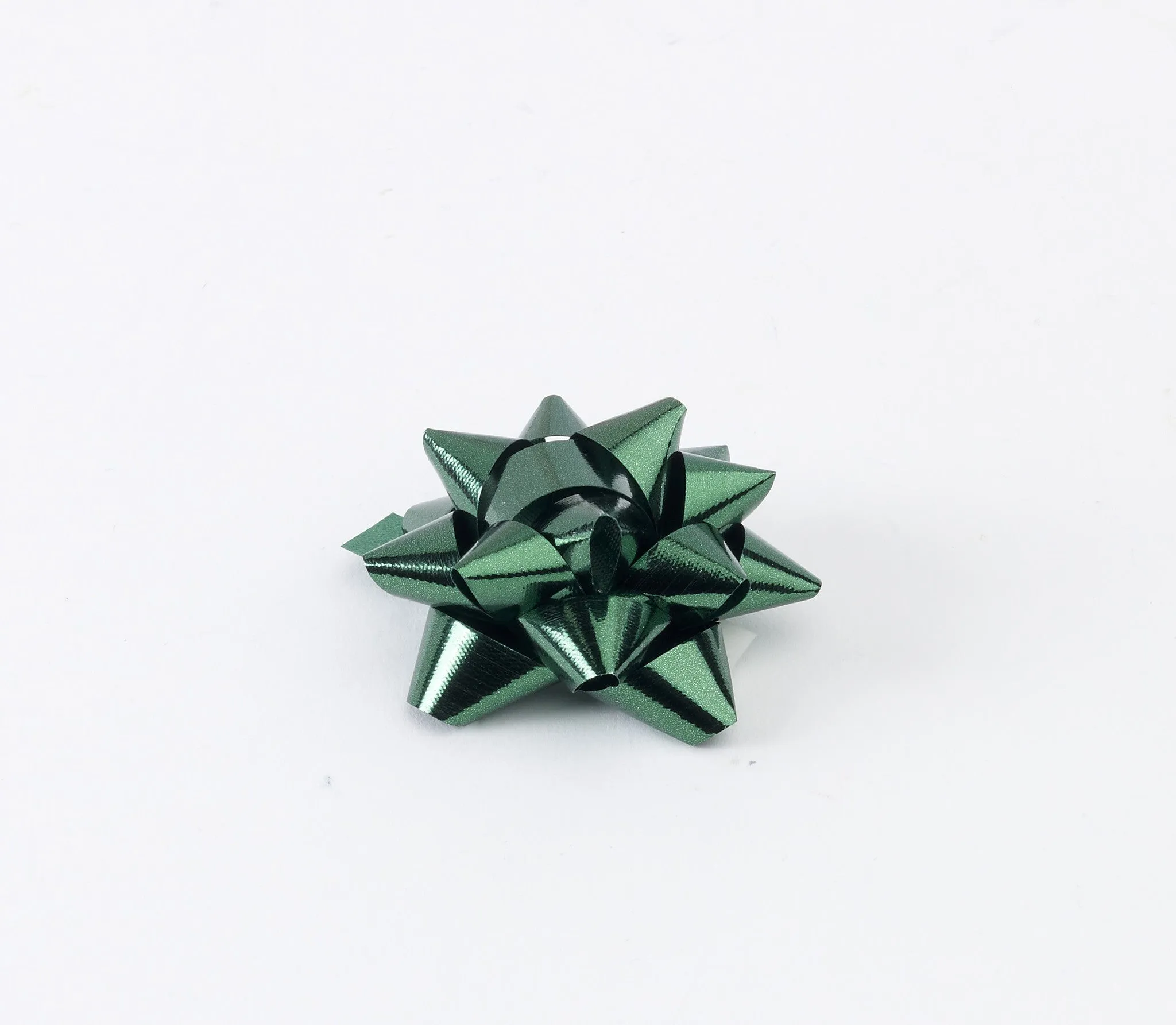 Metallic Green Small Bows (50)