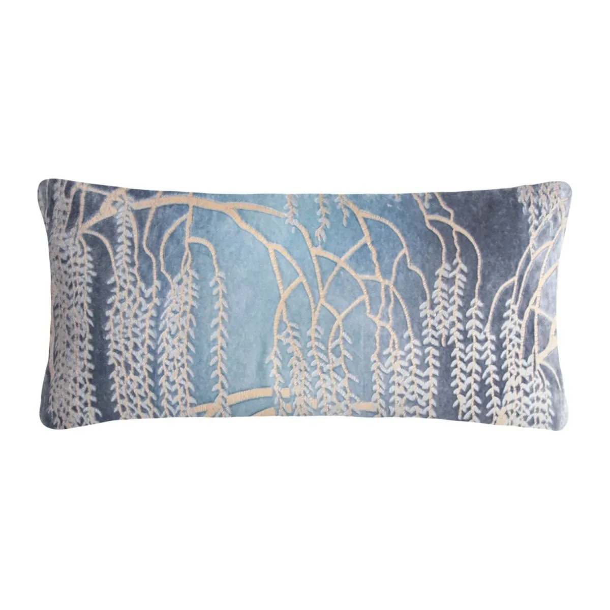 Metallic Willow Dusk Velvet Pillows