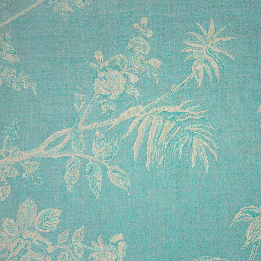 Nehru Coat in Pale Cyan - In Stock Sale