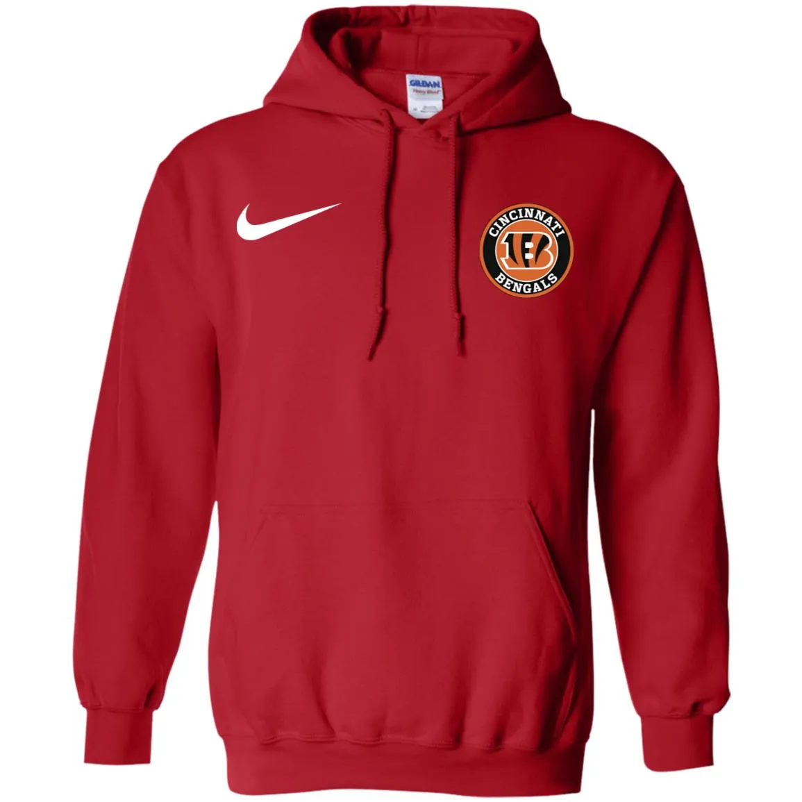 Nike Cincinnati Bengal Nfl Football Men Pullover Hoodie