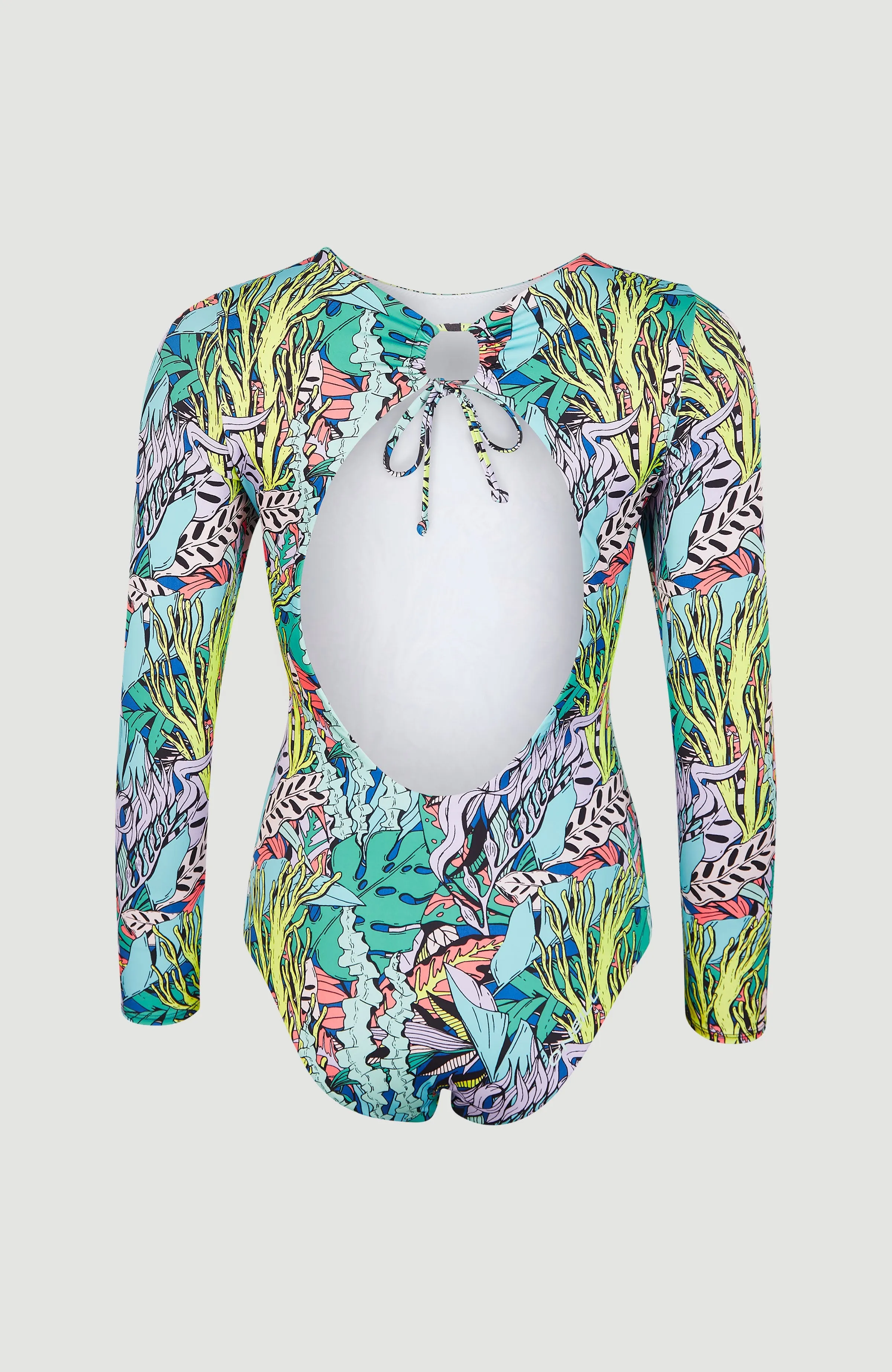Ocean Mission Swimsuit | Blue Comic Seaweed