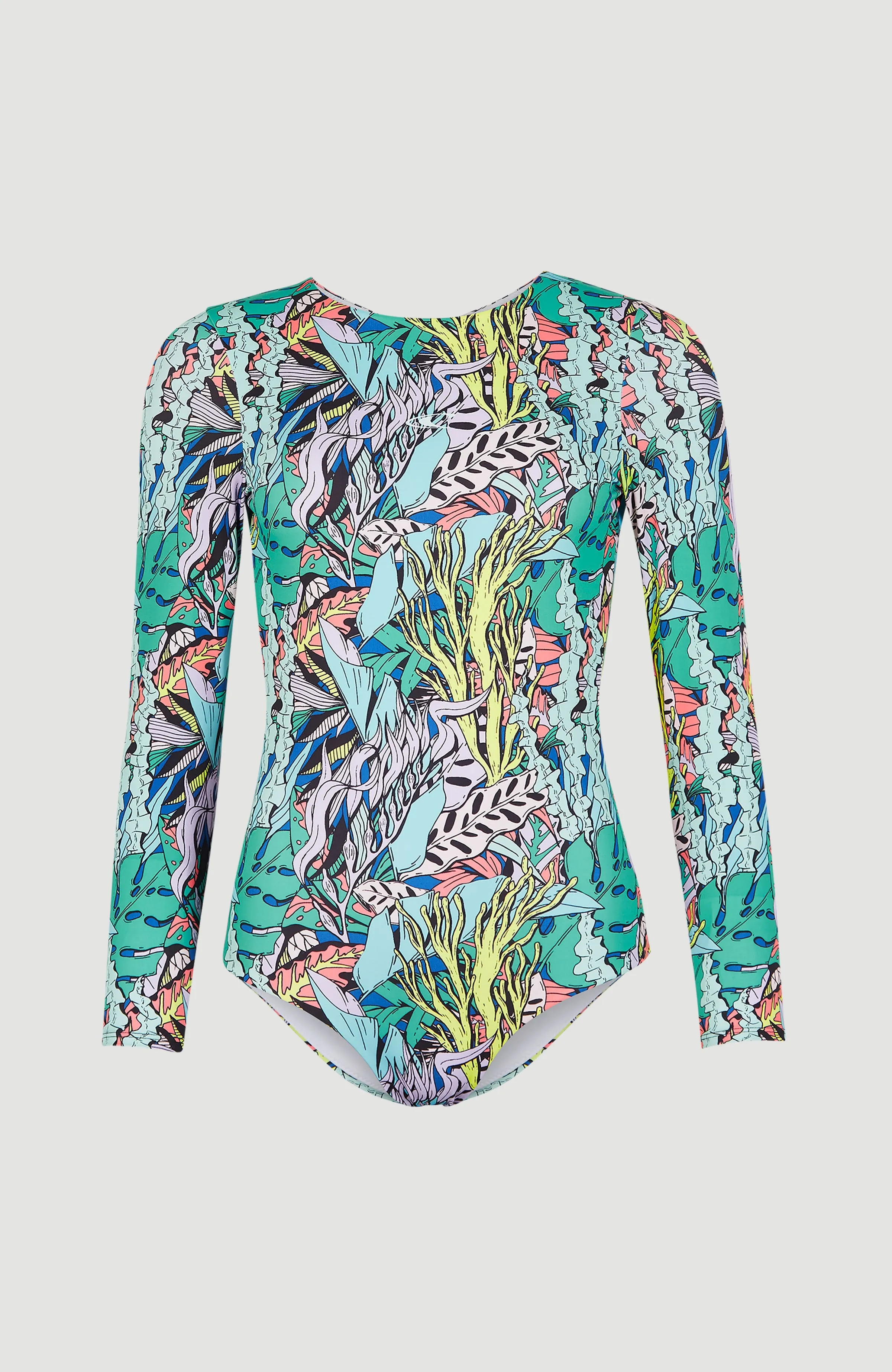 Ocean Mission Swimsuit | Blue Comic Seaweed