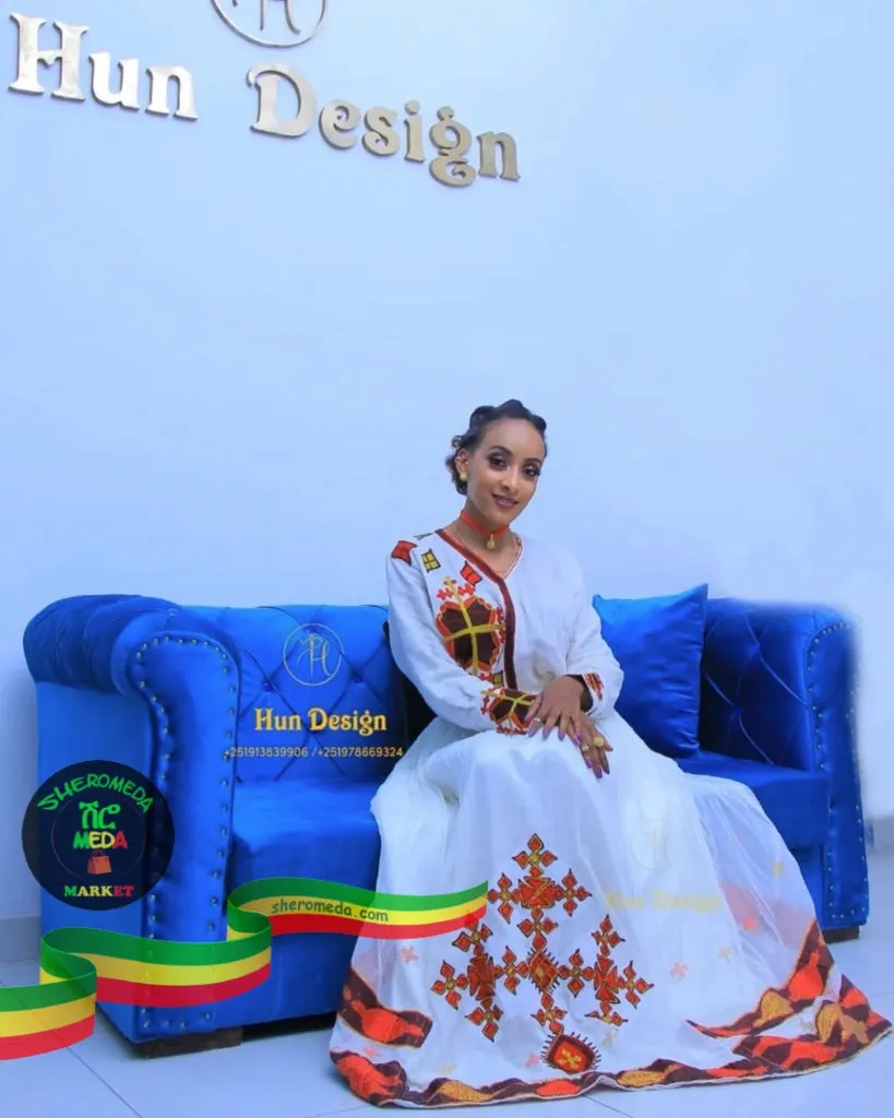 Orange meskel by Hun Design