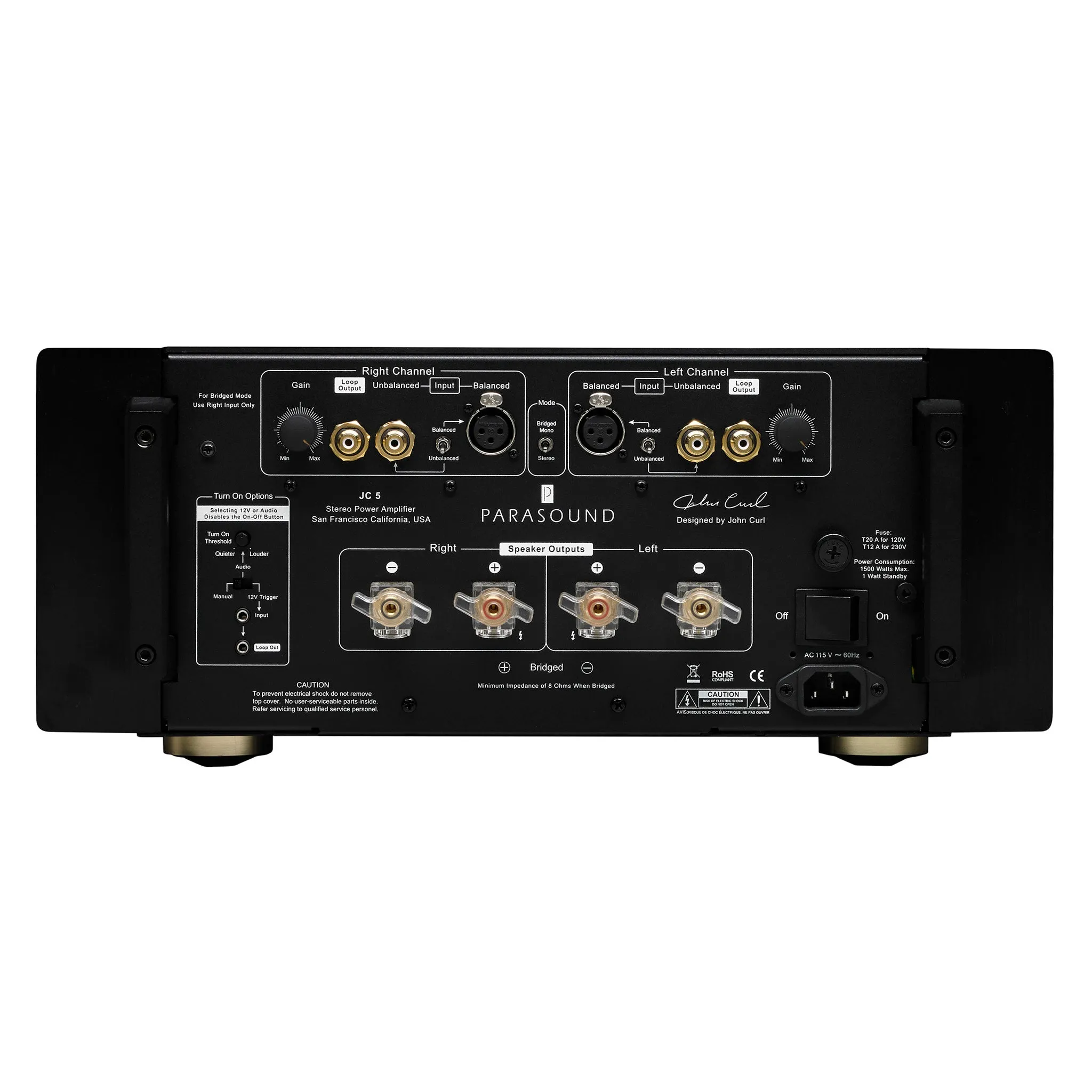 Parasound Halo JC5 Stereo Power Amplifier
