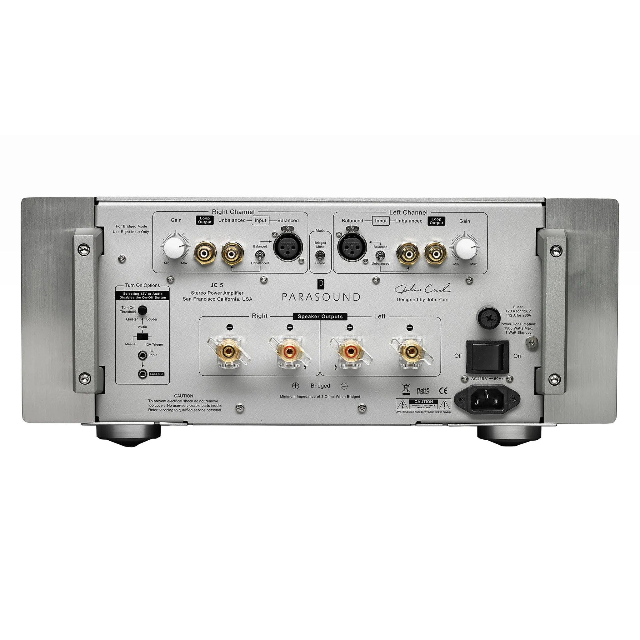 Parasound Halo JC5 Stereo Power Amplifier