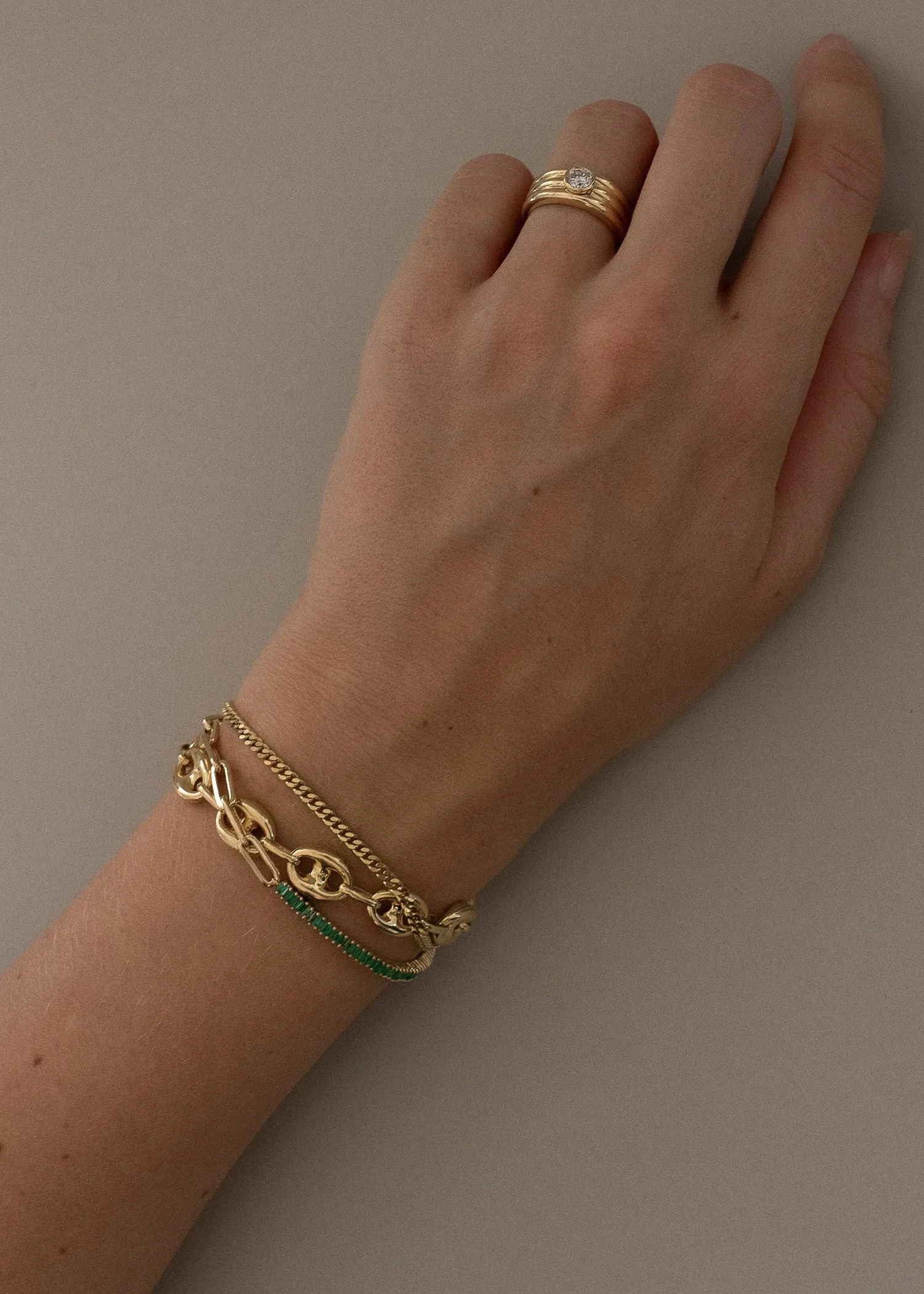 Petite Capri Curb Chain Bracelet