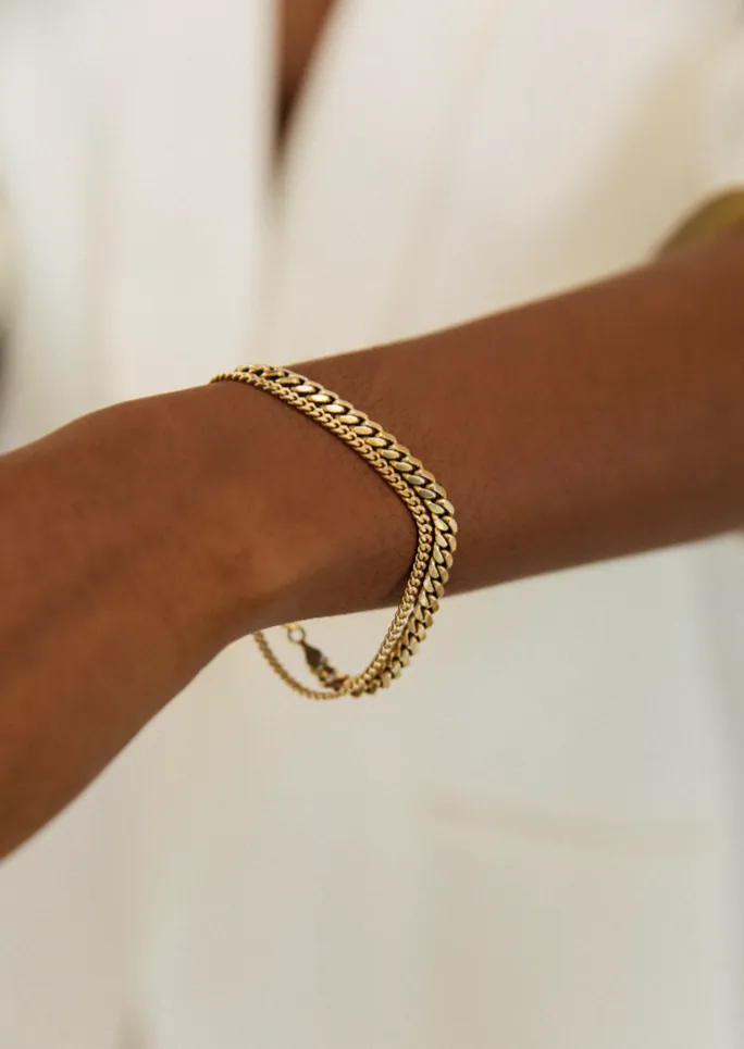 Petite Capri Curb Chain Bracelet