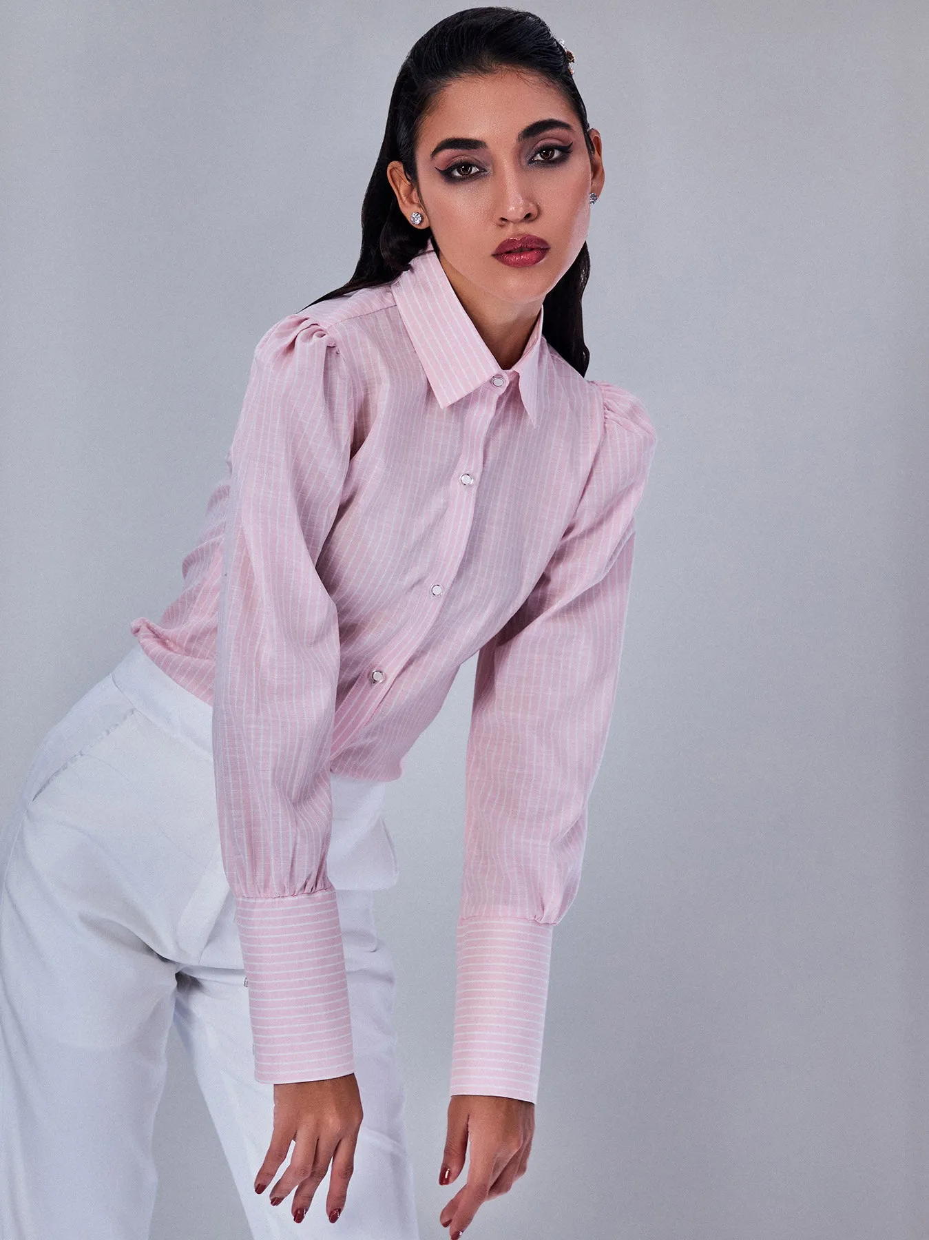 Pink Stripes Shirt