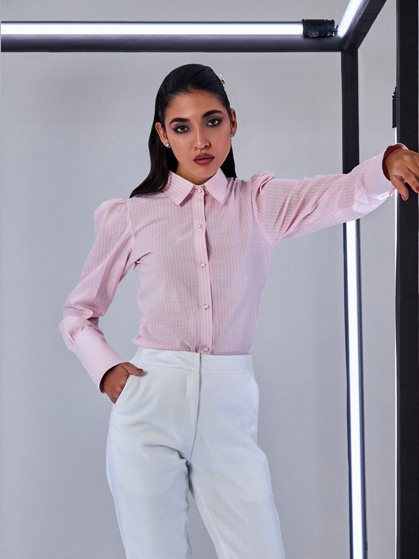 Pink Stripes Shirt