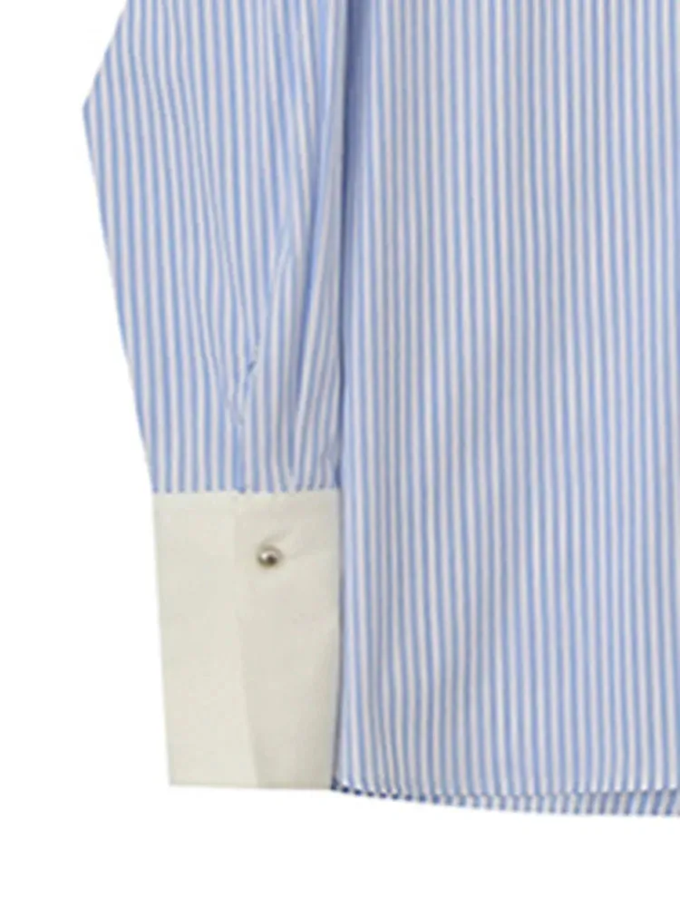 Pre Order:  Half Stripes Button Down Shirt