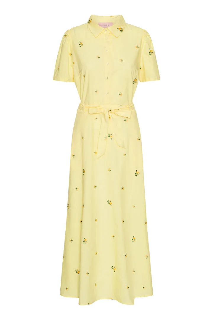 Presley Dress - Yellow Floral