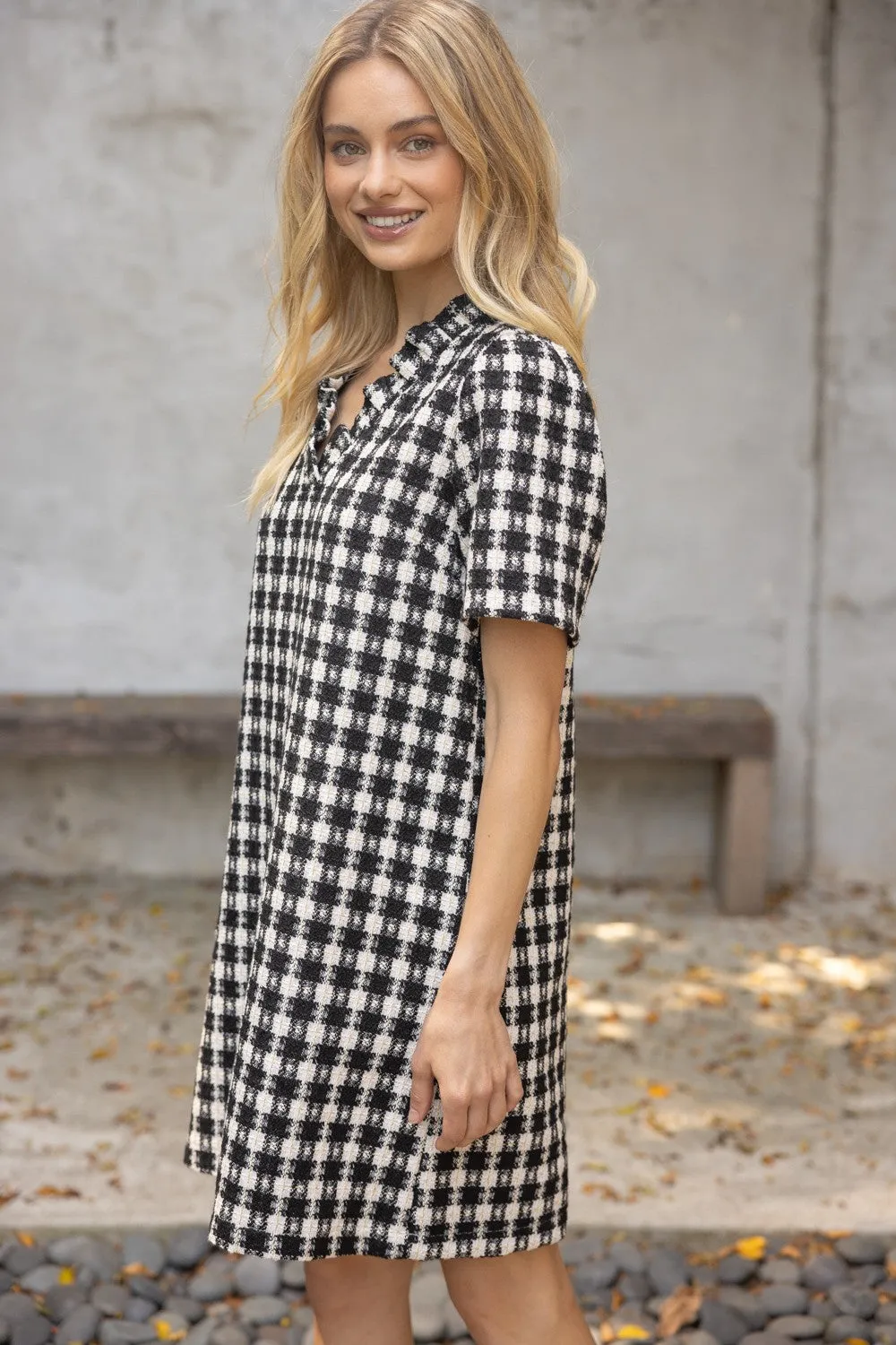 Pretty In Plaid Dress