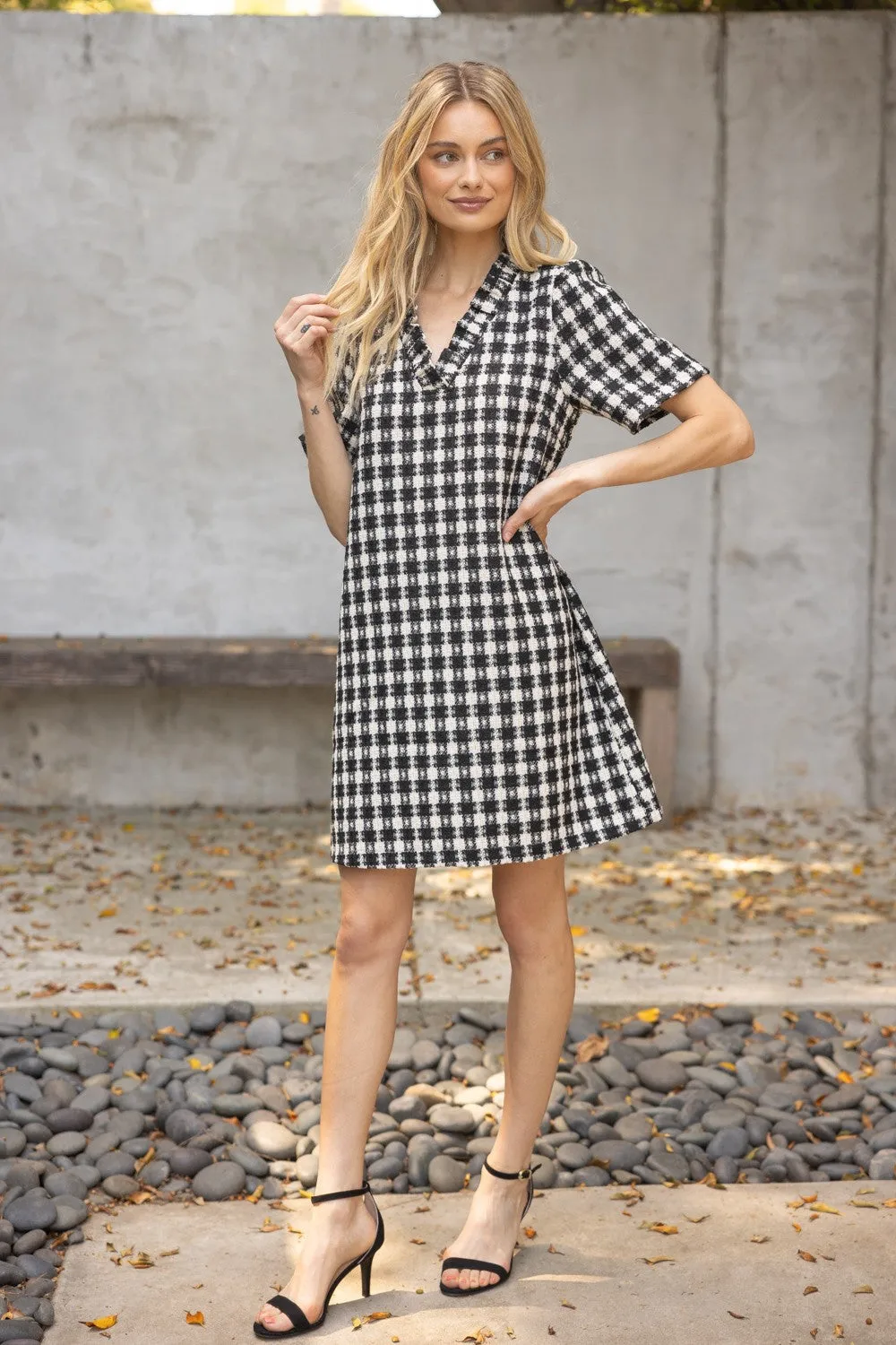 Pretty In Plaid Dress