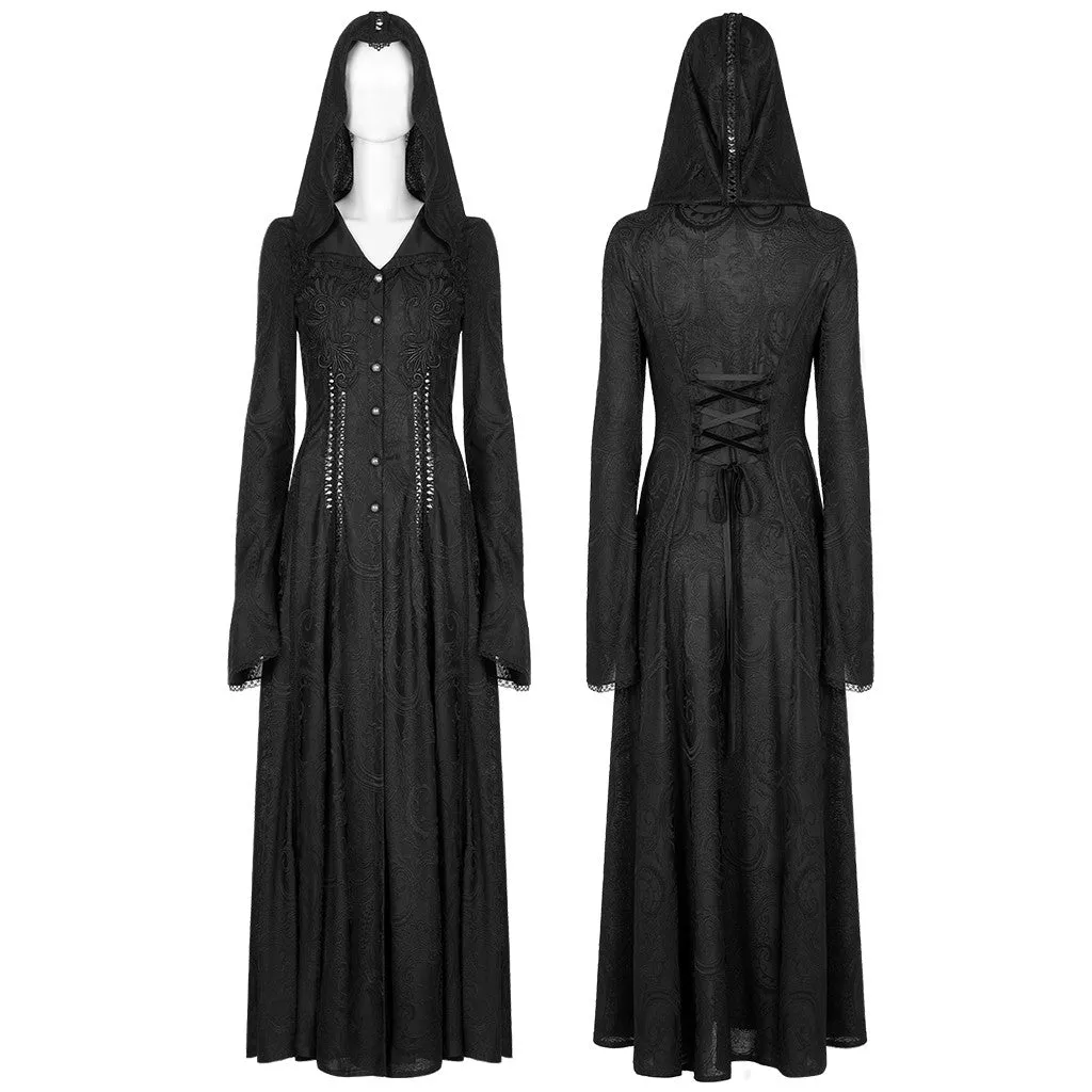 Punk Rave Miss Goetia Applique Coat WY-1359