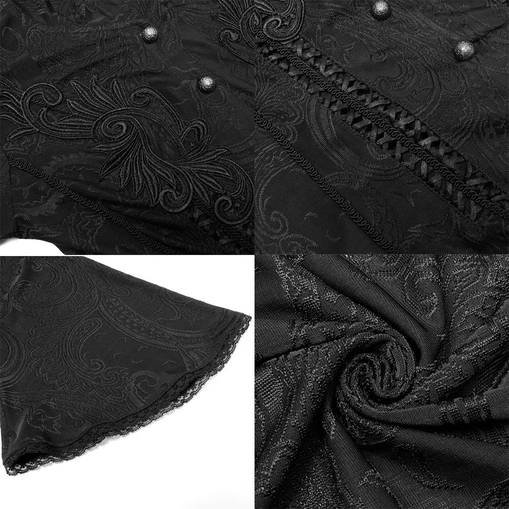 Punk Rave Miss Goetia Applique Coat WY-1359