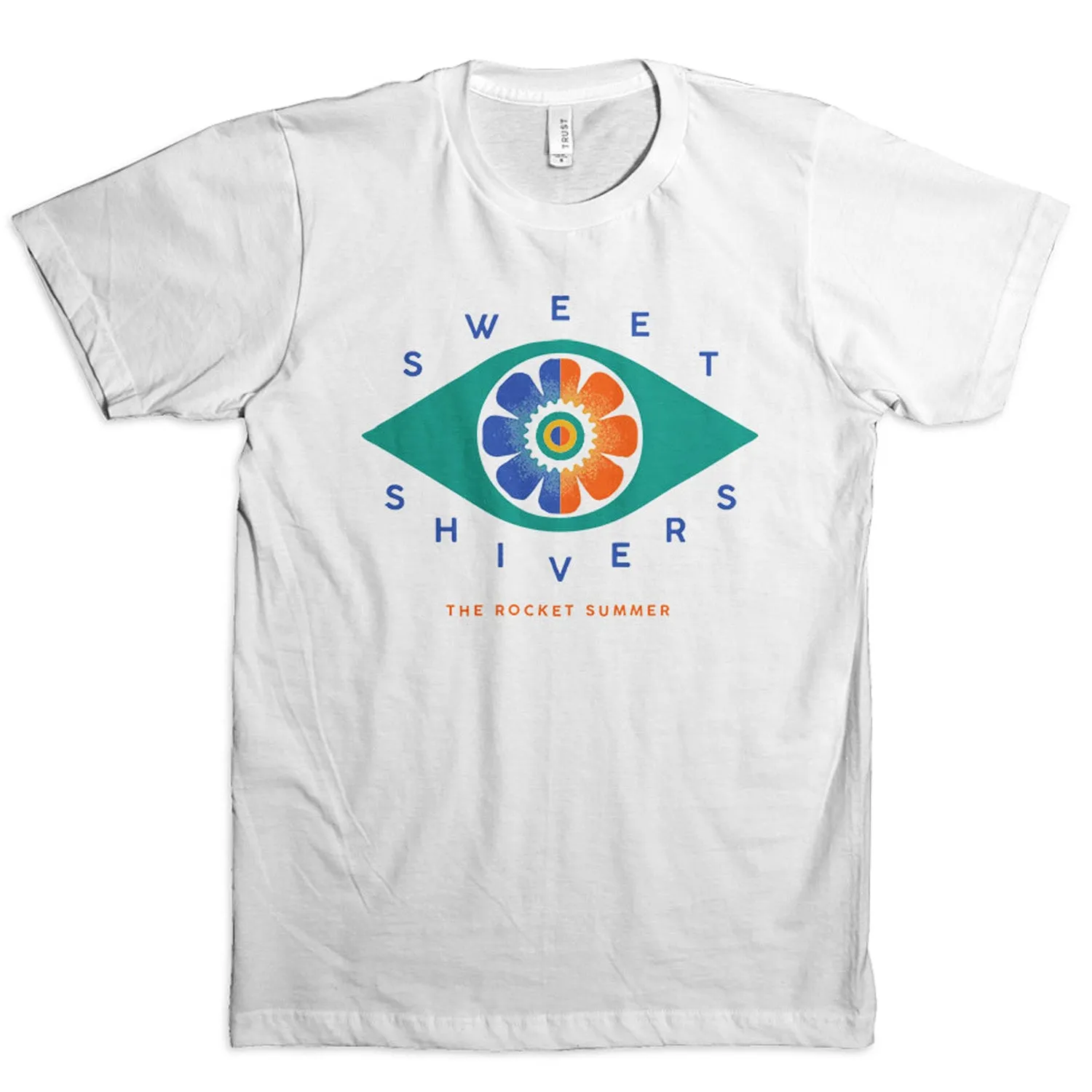 Split Vision White Tee