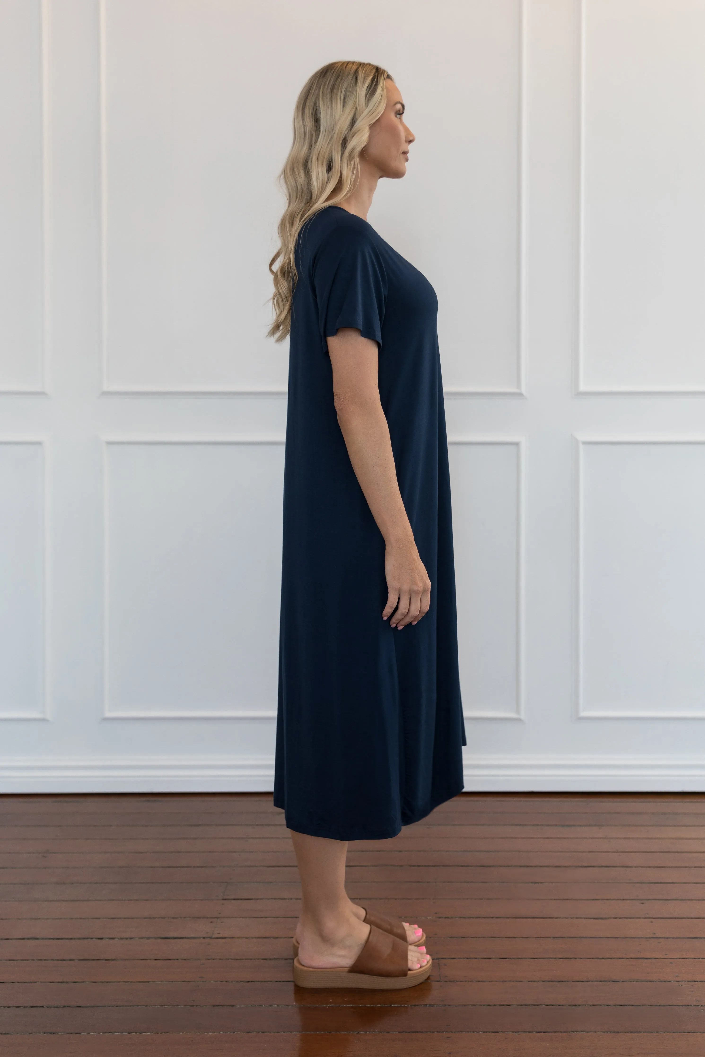 T-Shirt Dress | Navy
