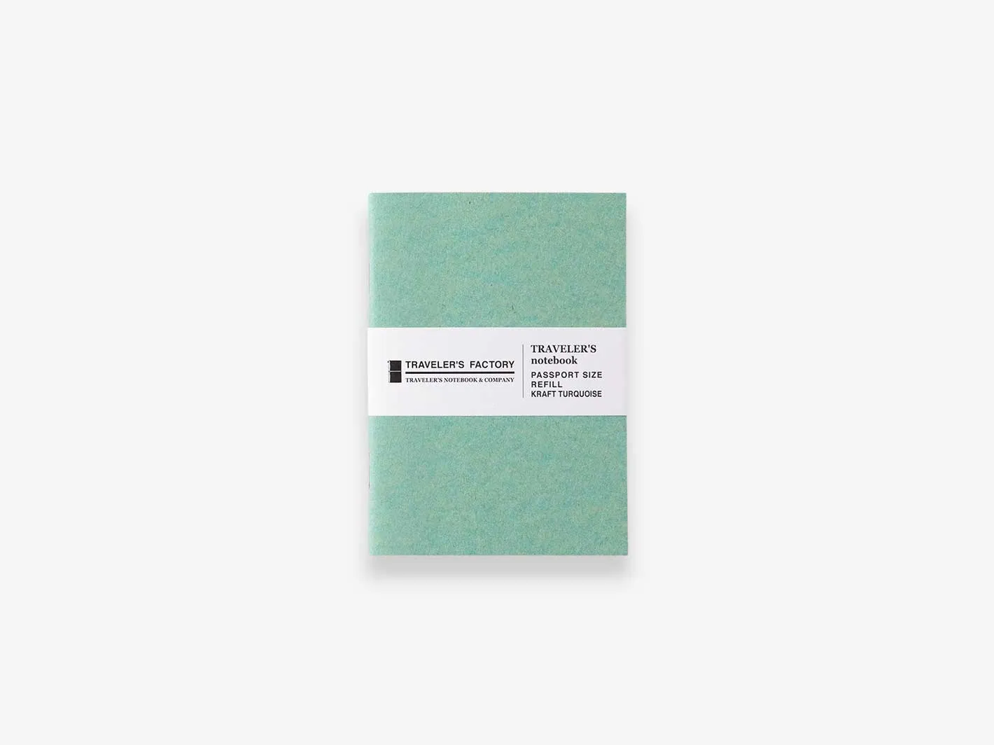 TF Passport Size Refill Kraft - Turquoise