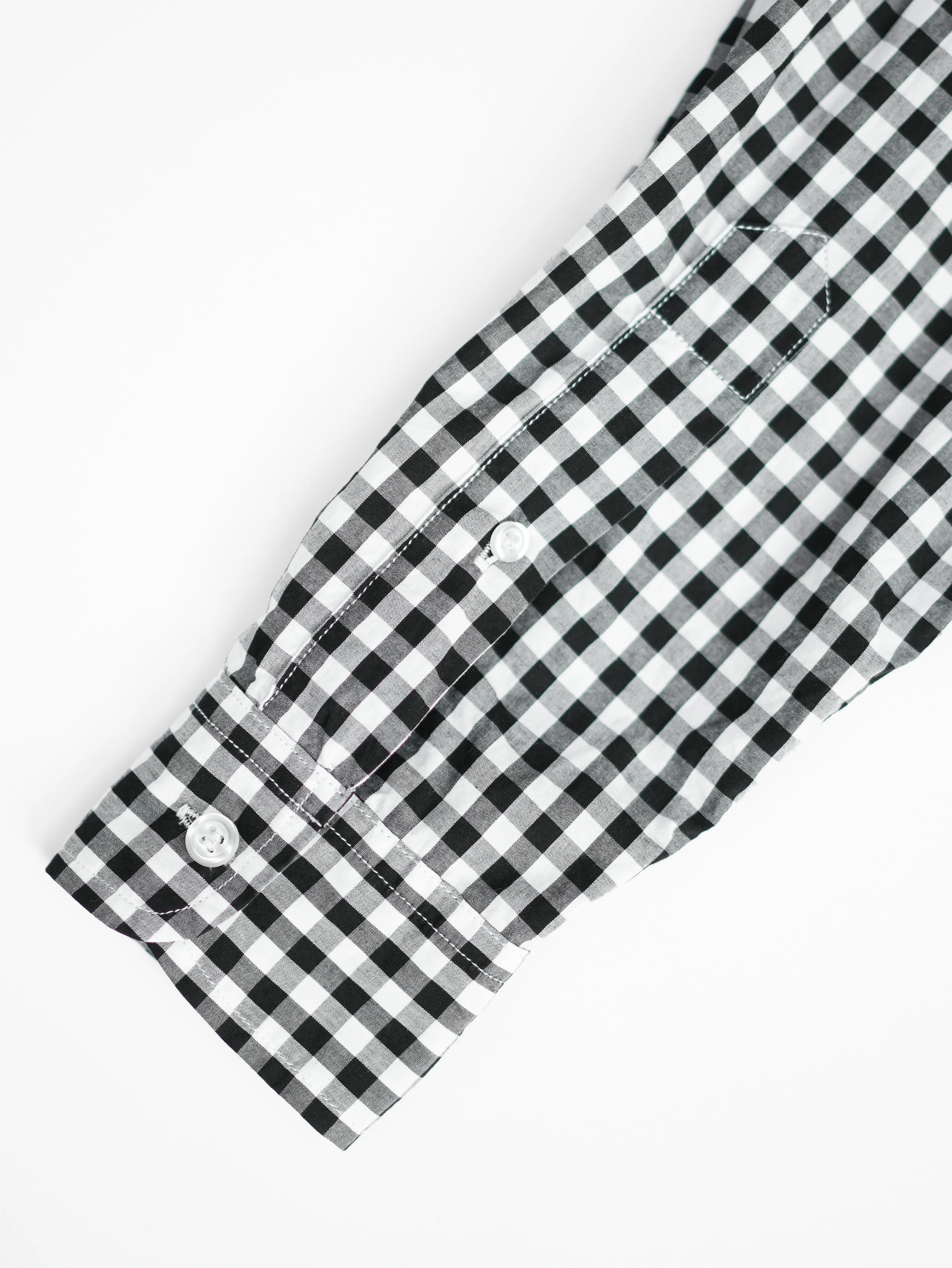 The Big Gingham Check Shirt - Black