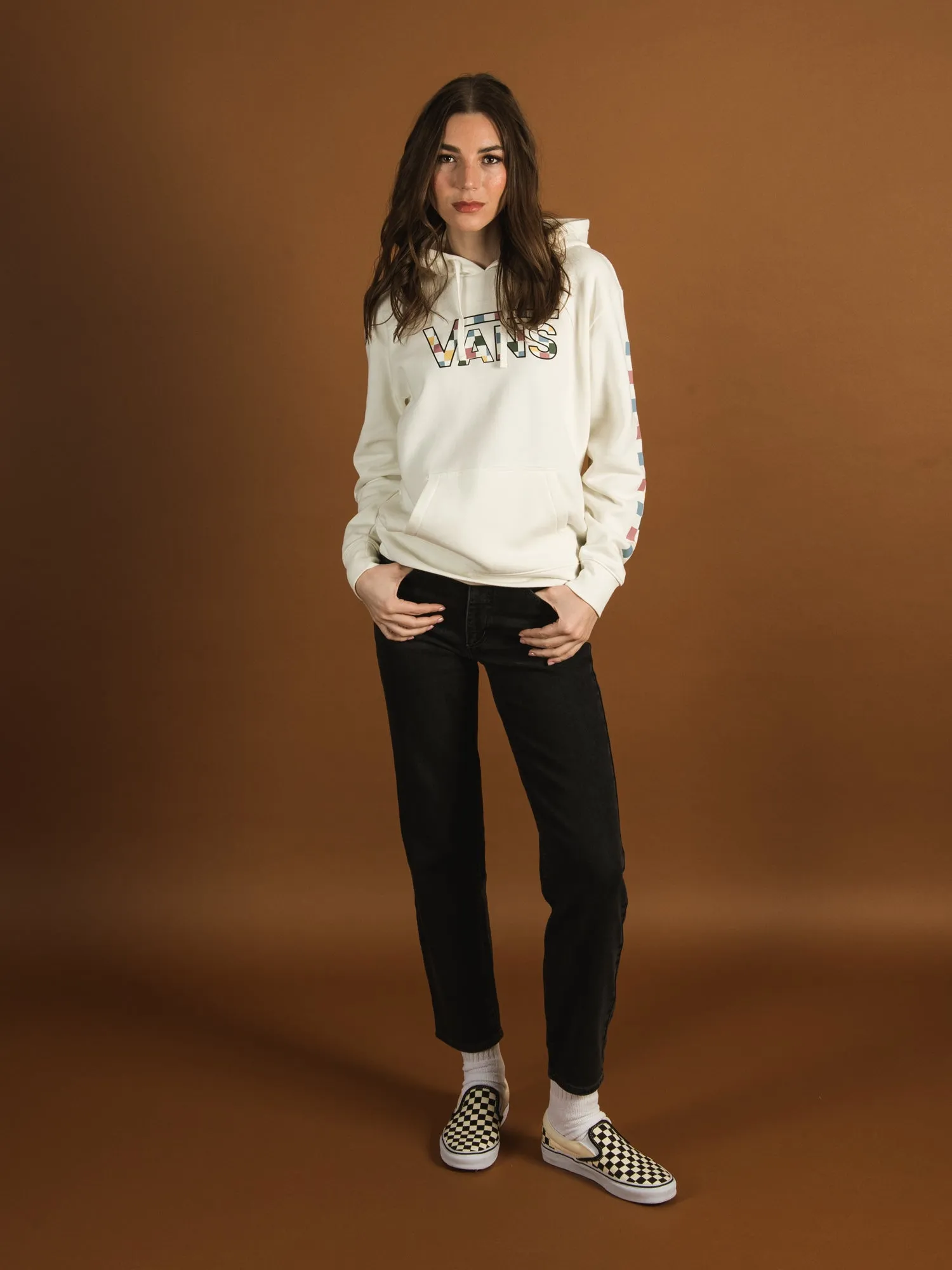 VANS WYLD TANGLE BOYFRIEND HOODIE  - CLEARANCE