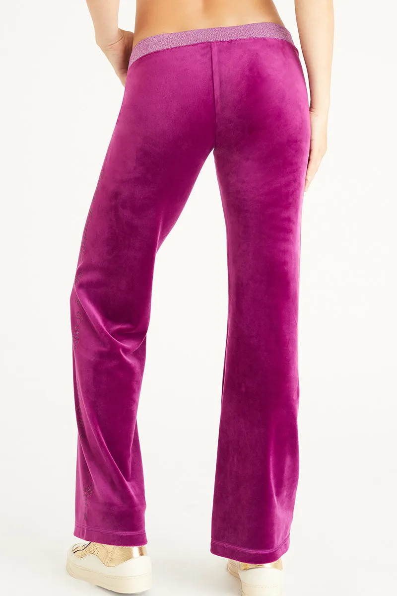 Wide Leg Pants with Side Bling