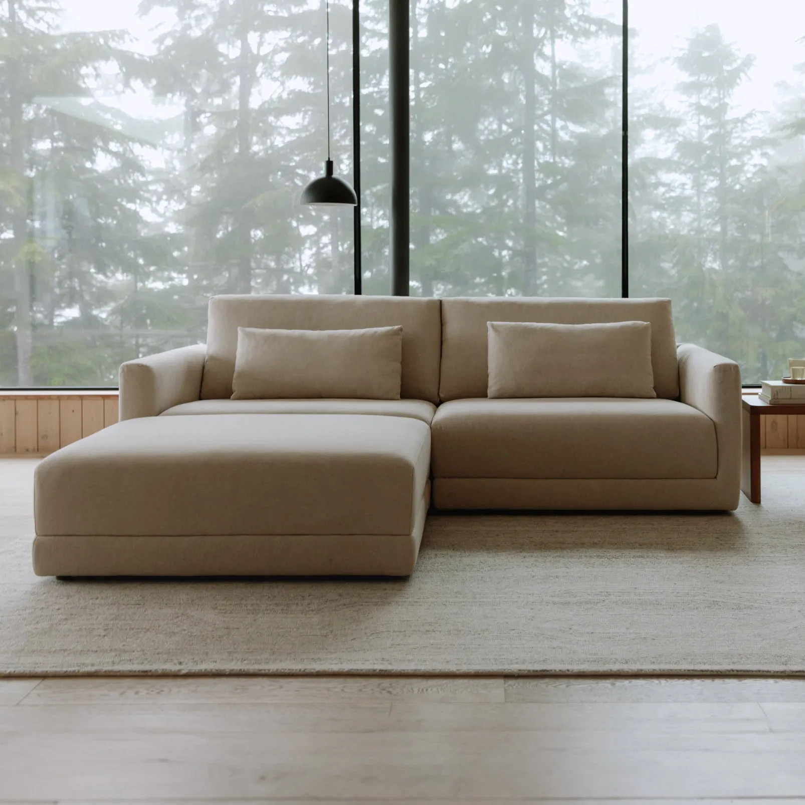 Wind Down 3-Piece Modular Sectional, Beach