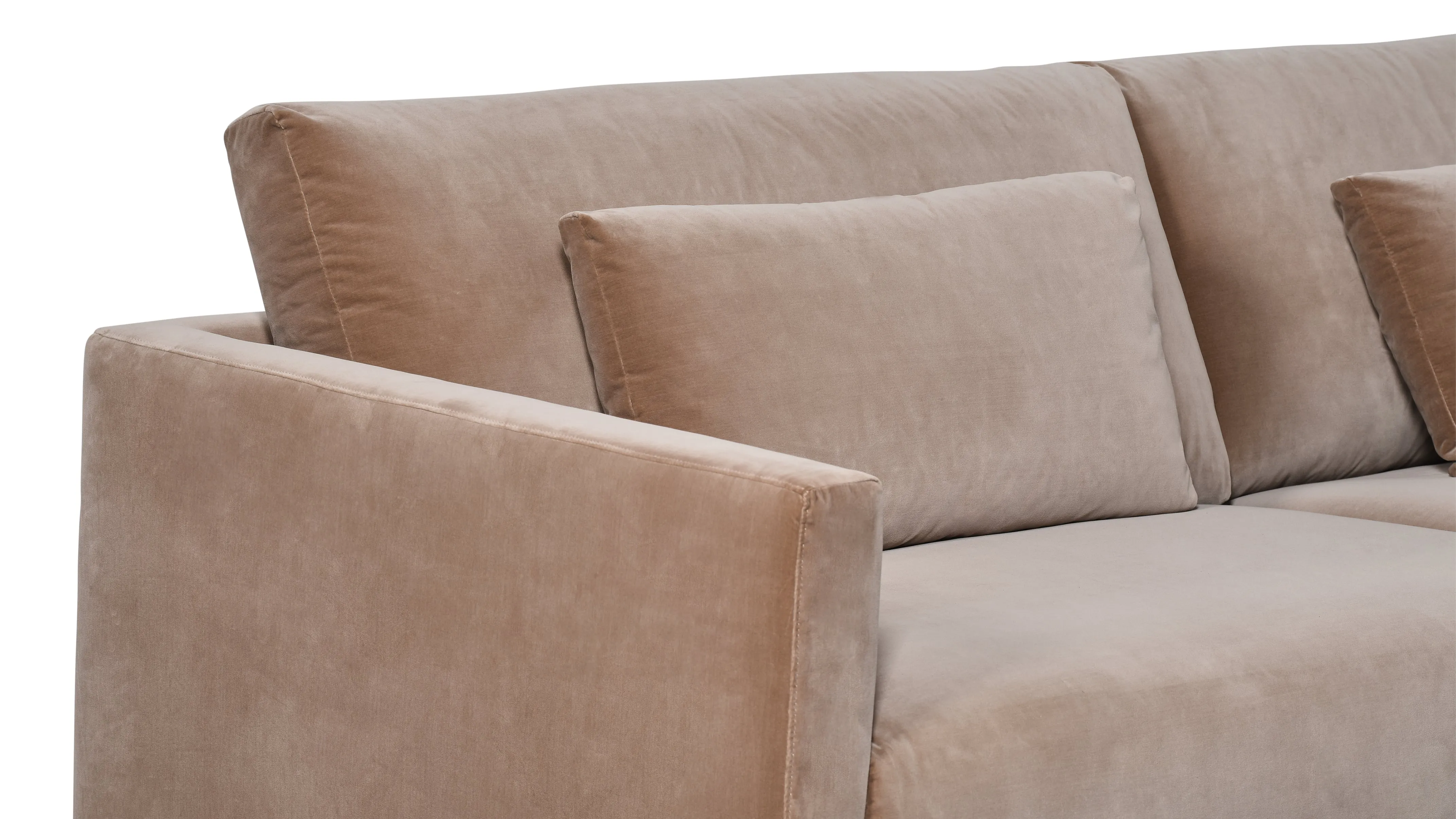 Wind Down 4-Piece Modular Sectional, Doe