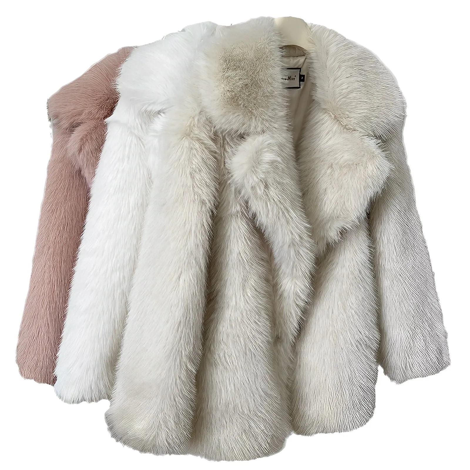 Women's Mid-Length Faux Fur Coat