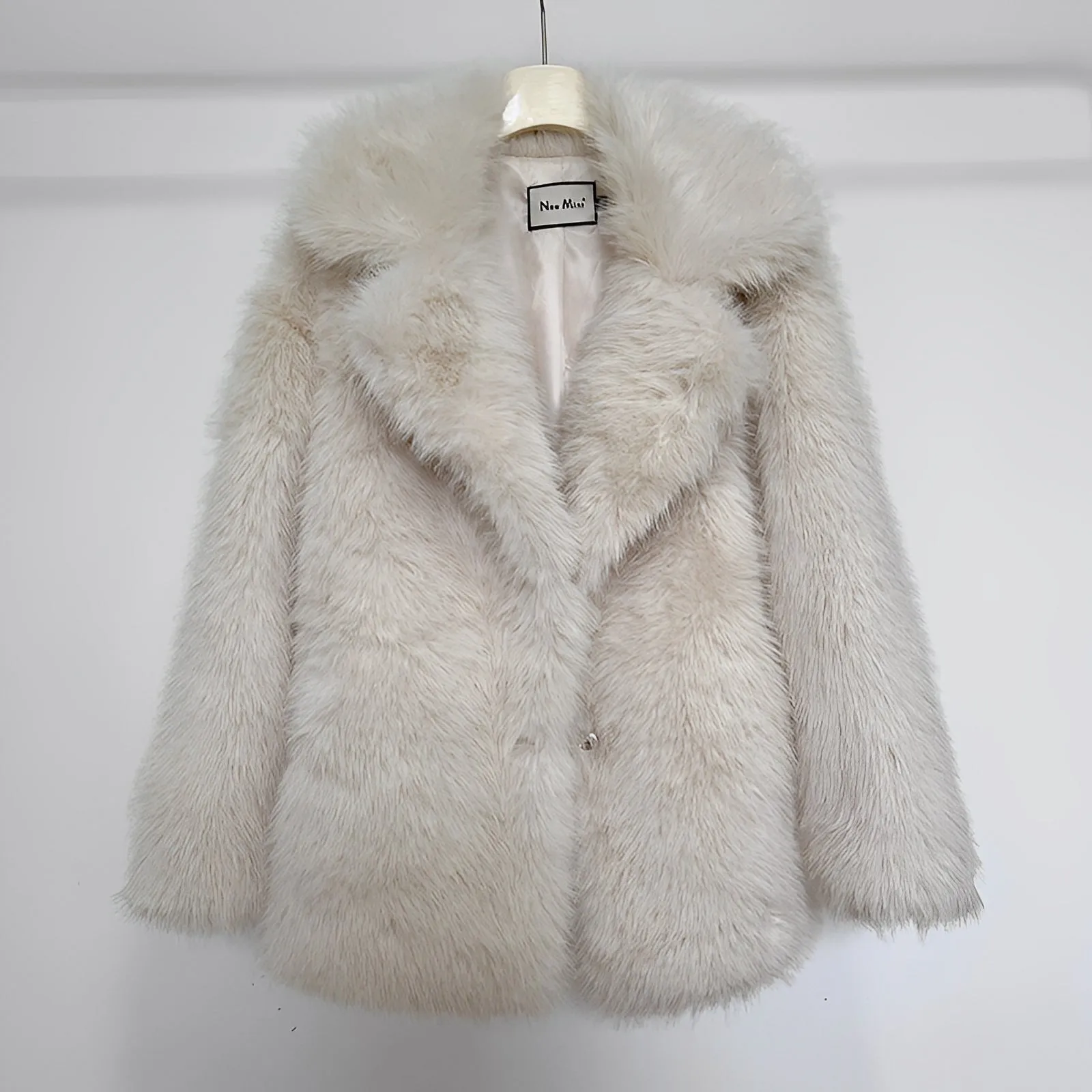 Women's Mid-Length Faux Fur Coat