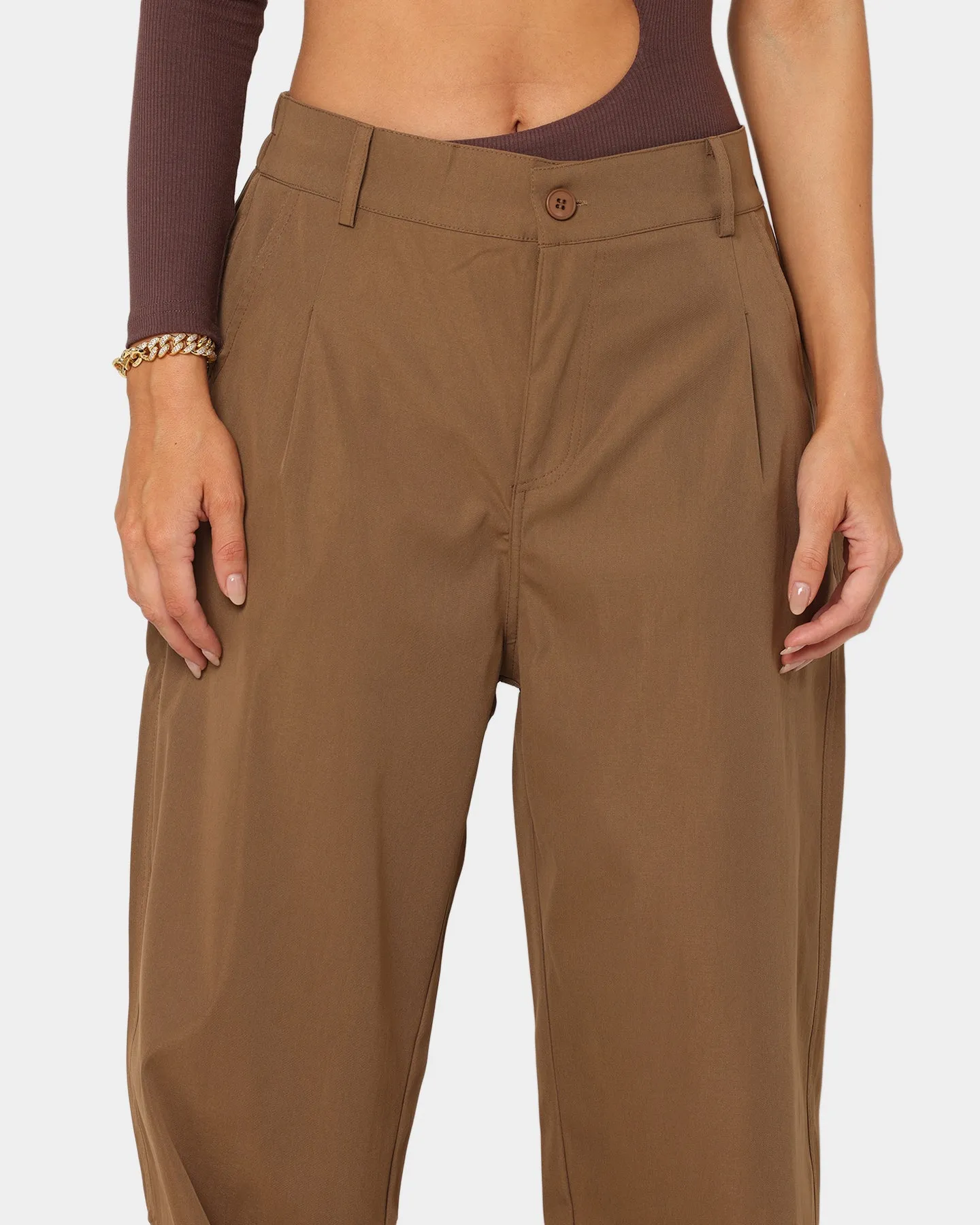 XXIII Women's Isla Cargo Pants Brown