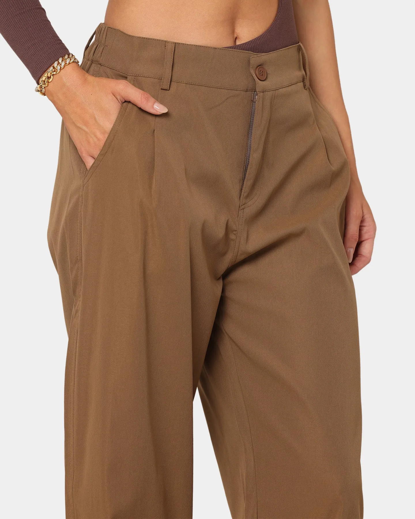 XXIII Women's Isla Cargo Pants Brown